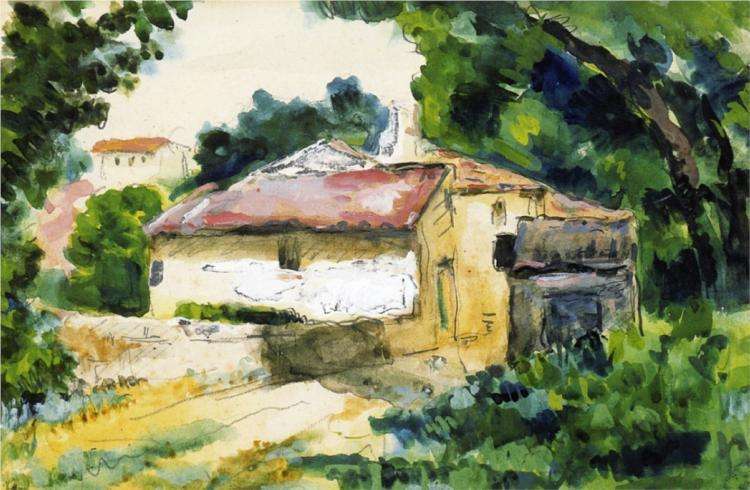Obraz Cezanne'a - Dom w Prowansji