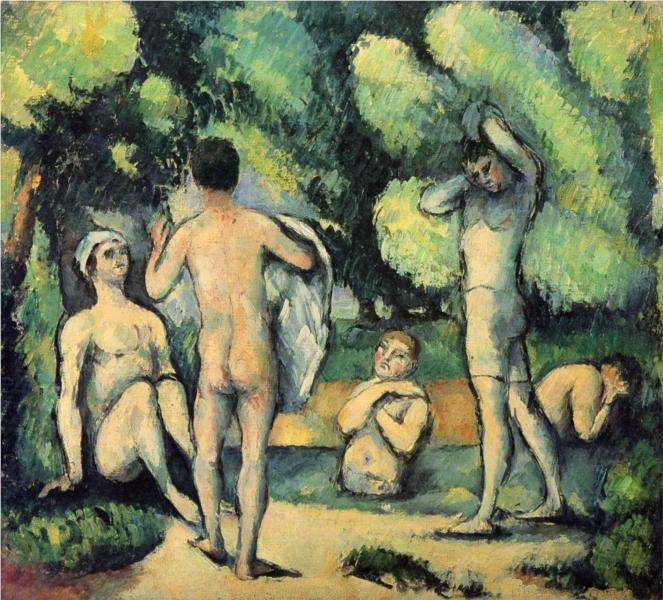 Obraz Cezanne'a - Kąpiący się