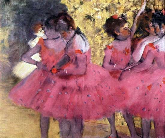Tancerki w różowym