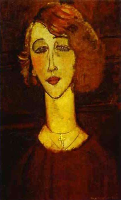 Obraz Modiglianiego - Renee blondynka