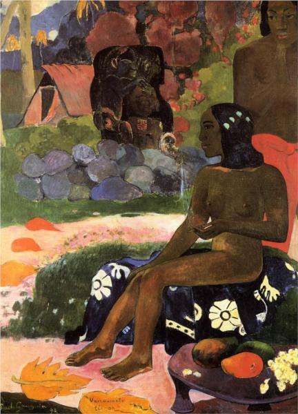 Obraz Gauguina - Nazywa się Vairaumati