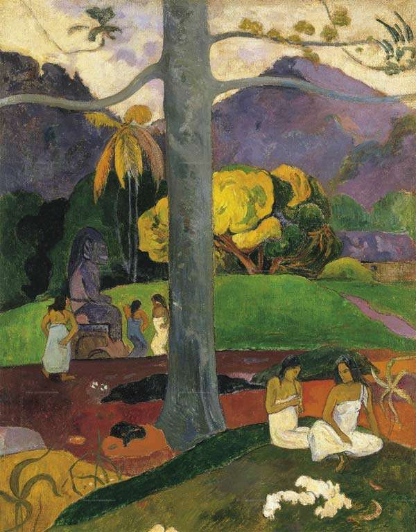 Obraz Gauguina - Mata Mua / In Olden Times