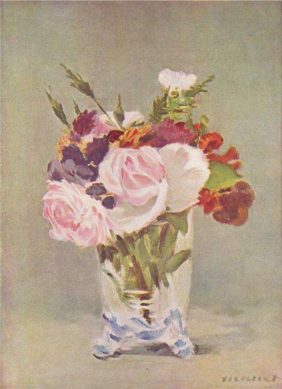 Martwa natura z kwiatami - Edouard Manet